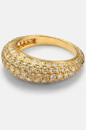 Kamyen Ring Diamond Disco aus 18kt Gelbgold mit Diamanten
