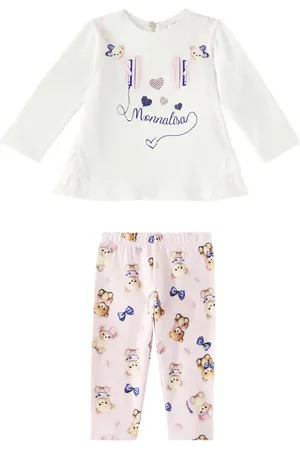 MONNALISA Baby Set aus Longsleeve und Leggings