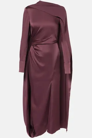 Erdem Midikleid aus Satin