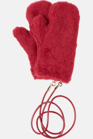 Max Mara Fäustlinge Ombrato aus Teddyfleece