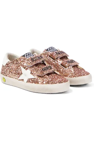 Golden Goose Sneakers Old School aus Leder mit Glitter