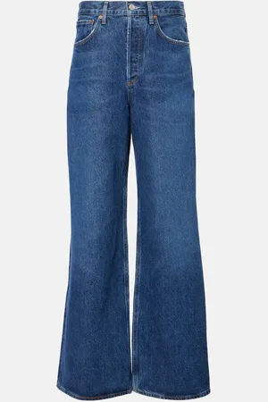 AGOLDE High-Rise Wide-Leg Jeans Dame Jean No Cuff