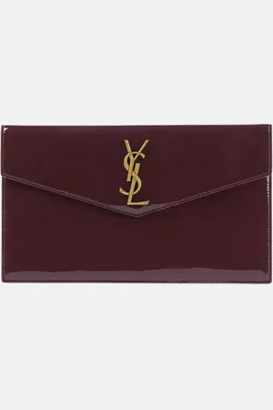 Saint Laurent Clutch Uptown aus Lackleder