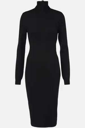 Givenchy Midikleid aus einem Wollgemisch