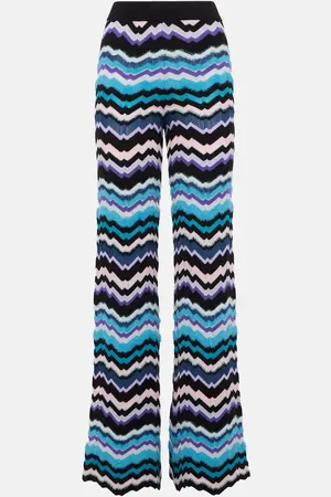 Missoni High-Rise-Schlaghose aus Häkelstrick