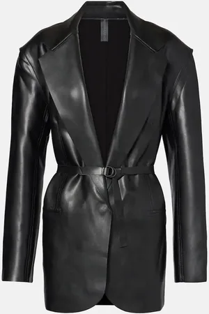 Norma Kamali Oversize-Blazer aus Lederimitat