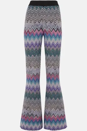 Missoni Schlaghose aus Häkelstrick