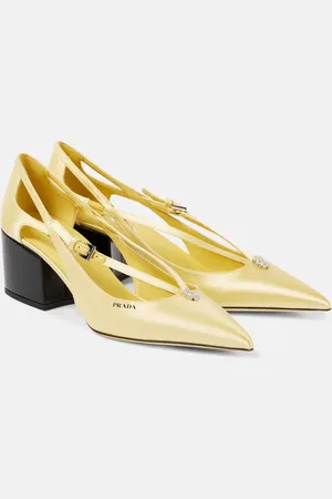 Prada Verzierte Pumps 55 aus Satin