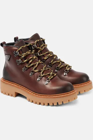 Prada Schnürstiefel St. Moritz aus Leder
