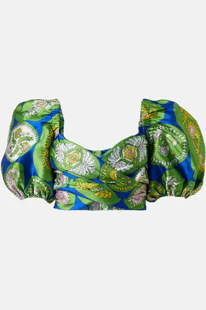 ALÉMAIS Alémais Bedrucktes Cropped-Top