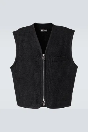 OUR LEGACY Weste mit Faux Shearling
