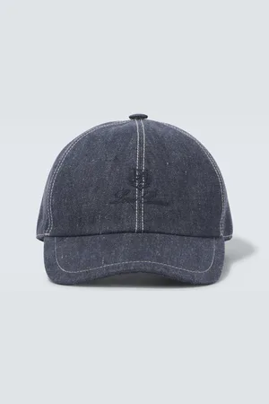 Loro Piana Baseballcap aus Denim