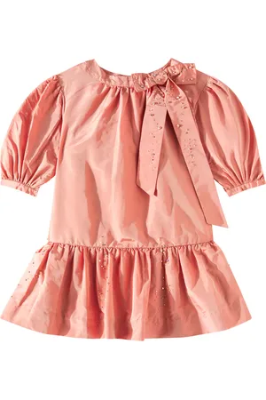 BONPOINT Verziertes Kleid Paillette aus Seide