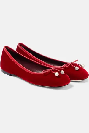 Jimmy Choo Ballerinas Elme aus Samt