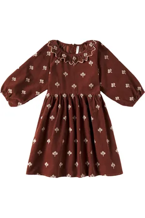 Rylee + Cru Bedrucktes Kleid Freya aus Baumwolle