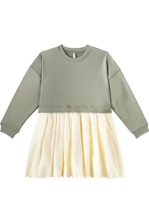 Rylee + Cru Kleid Laurel aus Baumwolle und Leinen