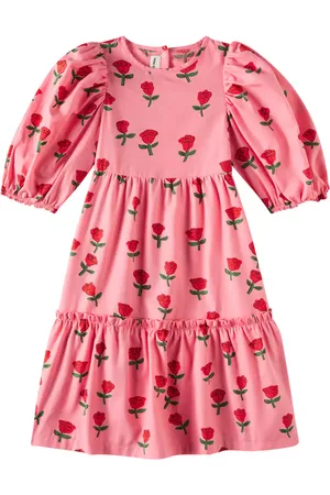 Mini Rodini Kleid Roset aus Baumwolle