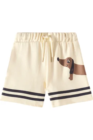 Mini Rodini Bermuda-Shorts Dog aus Baumwolle