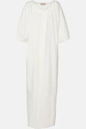 Adriana Degreas Maxikleid Solid aus Baumwolle