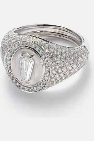 Kamyen Ring Kite aus 18kt Weißgold mit Diamanten