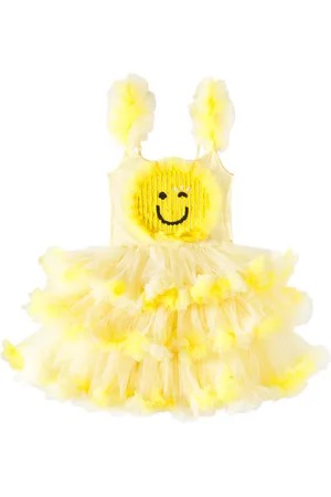 Tutu Du Monde Kleid Smiley aus Jersey und Tüll