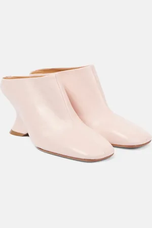 DRIES VAN NOTEN Mules Glove 75 aus Leder