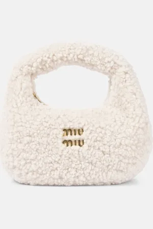Miu Miu Tote Wander Mini aus Shearling