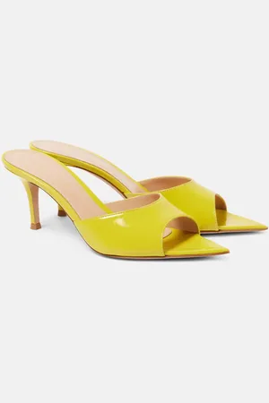 Gianvito Rossi Pantoletten Pat 70 aus Leder