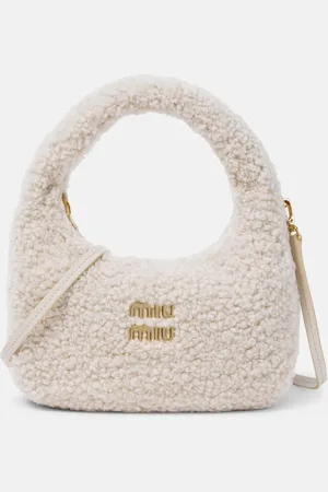 Miu Miu Tote Wander Small aus Shearling