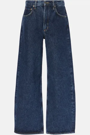 AGOLDE Mid-Rise Barrel Jeans Low Curve