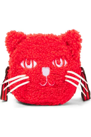 Mini Rodini Tasche Cat aus Faux Shearling