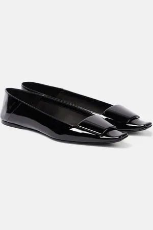Saint Laurent Ballerinas Poppy aus Lackleder