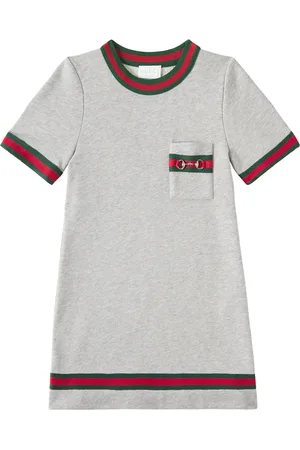 Gucci Kleid Horsebit aus Baumwoll-Jersey