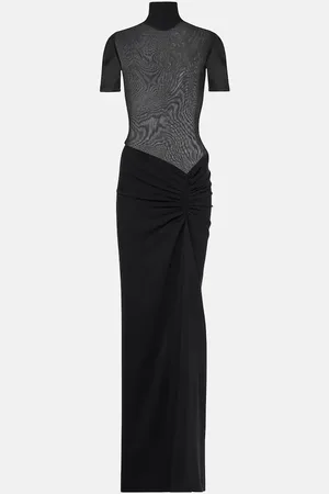 CHRISTOPHER ESBER Maxikleid Fusion aus Jersey und Crêpe