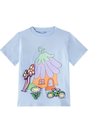 Stella McCartney Bedrucktes T-Shirt aus Baumwoll-Jersey