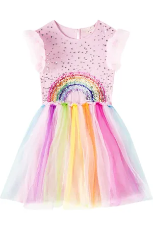 Tutu Du Monde Kleid Rainbow Dream aus Tüll mit Pailletten