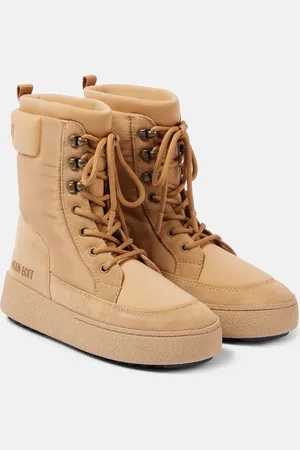 Moon Boot Schnürstiefel Ltrack mit Veloursleder