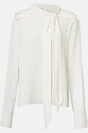 Alexander McQueen Schluppenbluse aus Seide