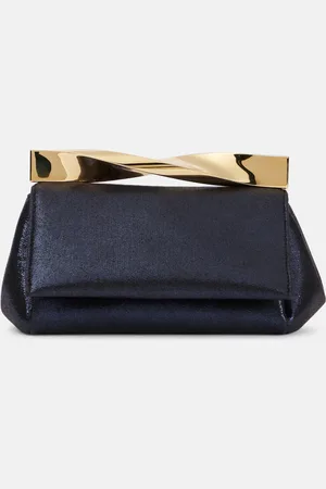 Aquazzura Clutch Twist Mini mit Leder