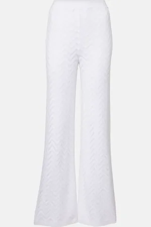 Missoni Weite Hose aus einem Baumwollgemisch