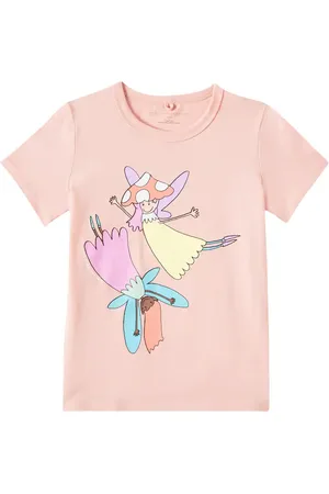 Stella McCartney Bedrucktes T-Shirt aus Baumwoll-Jersey