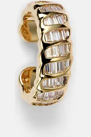 Anita Einzelner Ear Cuff Zoe aus 18kt Gelbgold mit Diamanten