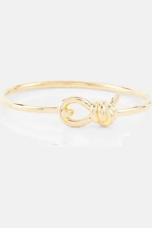 Bottega Veneta Armreif Knot aus Sterlingsilber, 18kt vergoldet