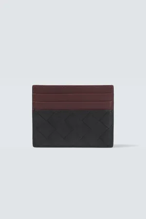 Bottega Veneta Kartenetui Intrecciato aus Leder
