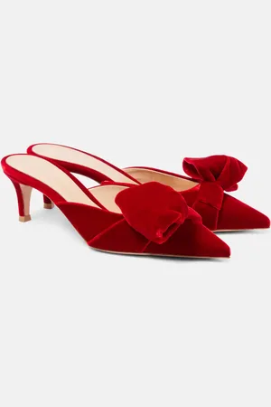 Gianvito Rossi Mules 55 aus Samt