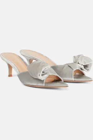 Gianvito Rossi Pantoletten 55 aus Samt