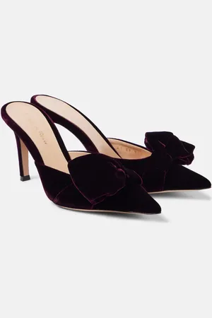 Gianvito Rossi Mules 85 aus Samt