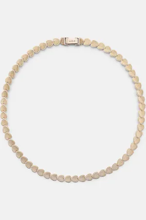Foundrae Choker True Love aus 18kt Gelbgold