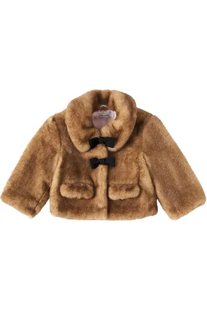 Self-Portrait Jacke aus Faux Fur