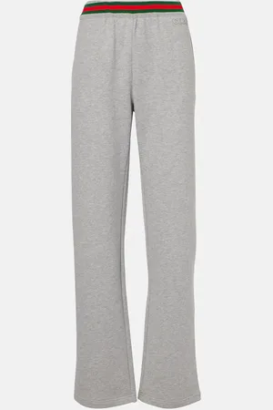 Gucci Jogginghose Web Stripe aus Baumwoll-Jersey